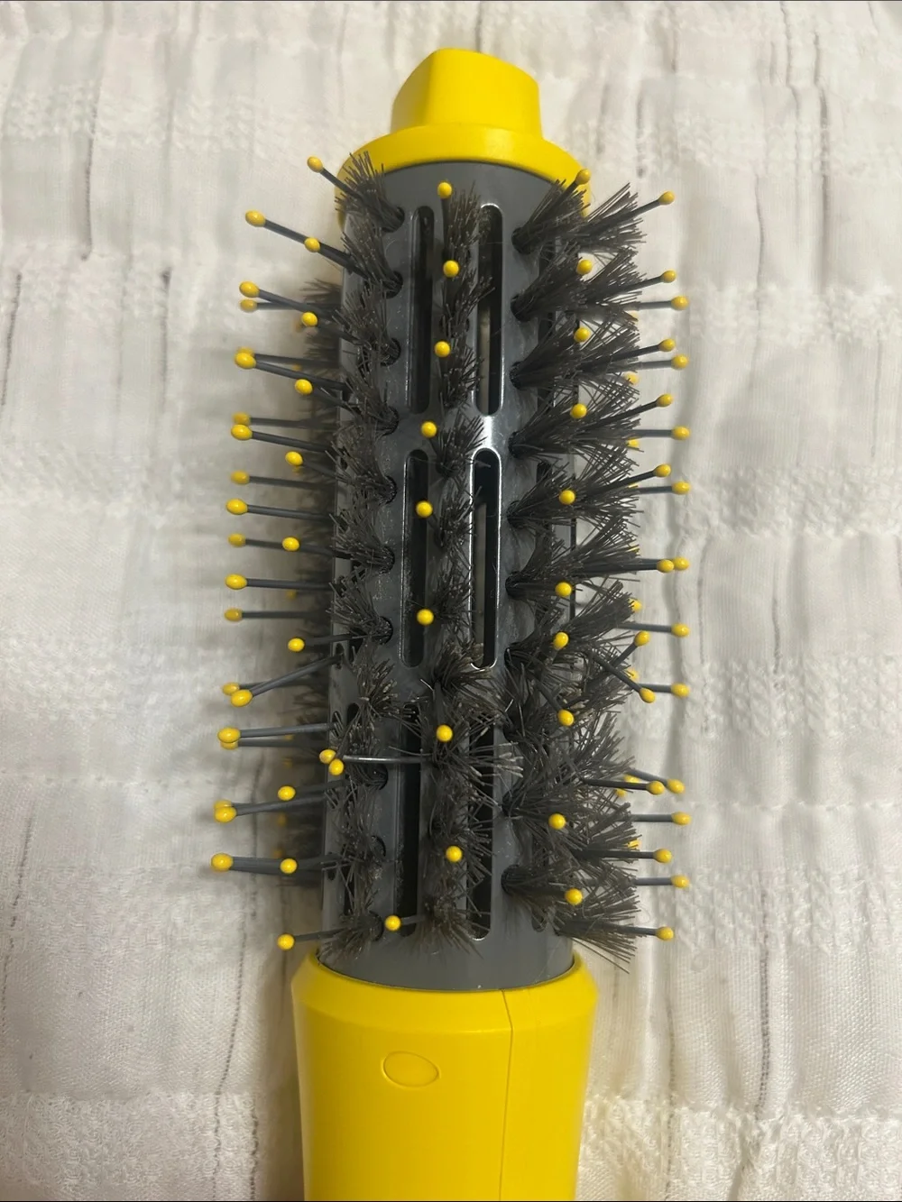 Drybar Yellow Round Hot Brush with Gray Accents